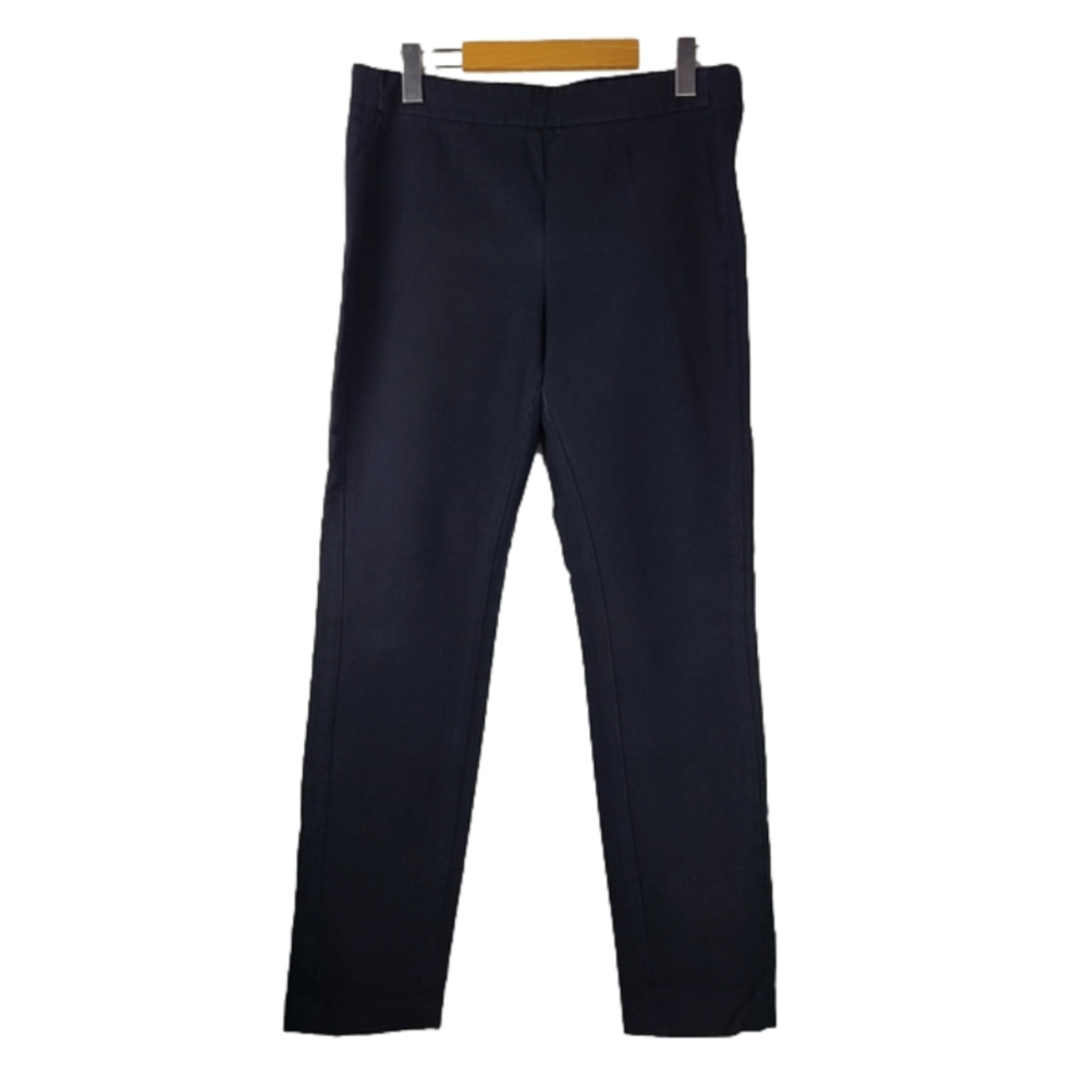 Tory Burch Black Ankle Cropped Pants Size 8 Slim Workwear Designer Minimalist